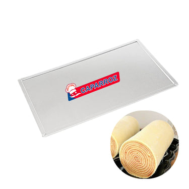 Brazilian Roll Cake | Bolo de Rolo Cake Pan – 35x20x0.25cm - Heavy-Duty Aluminum by Caparroz